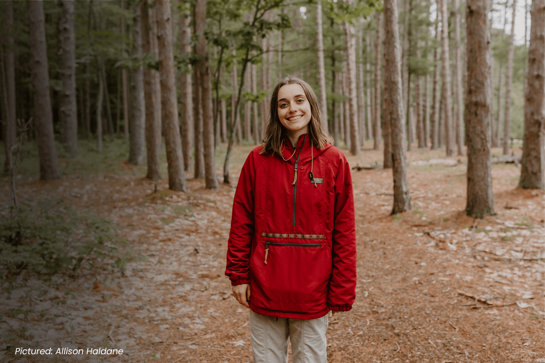 Allison Haldane, Wintergreen Guiding summer intern.